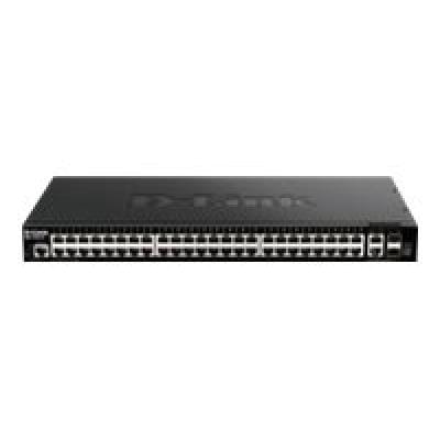 D-LINK Switch Switch D-Link DGS-1520-52/E Gigabit Managed, 48 porturi + 4 SFP, pentru rețele business/enterprise