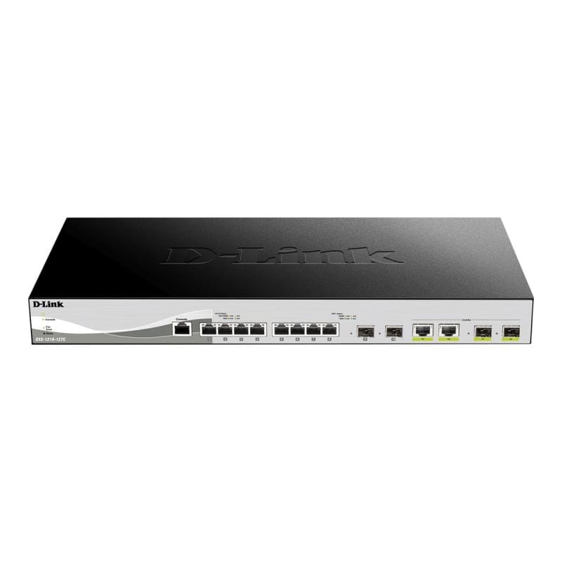 D-LINK Switch Switch de rețea D-Link DXS-1210-12TC/E, administrabil, 10G, pentru birou și server room-uri