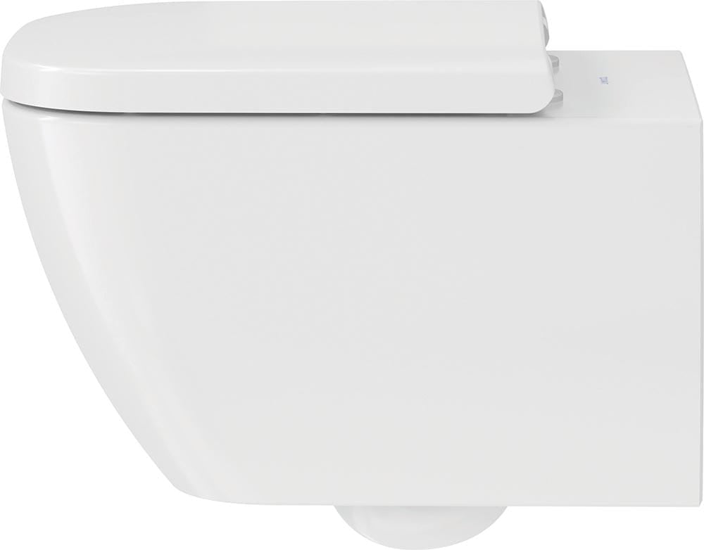 Duravit Capac WC Capac WC Duravit Happy D.2 0064590000 | Soft Close, Balamale Inox, Dreptunghiular, Alb