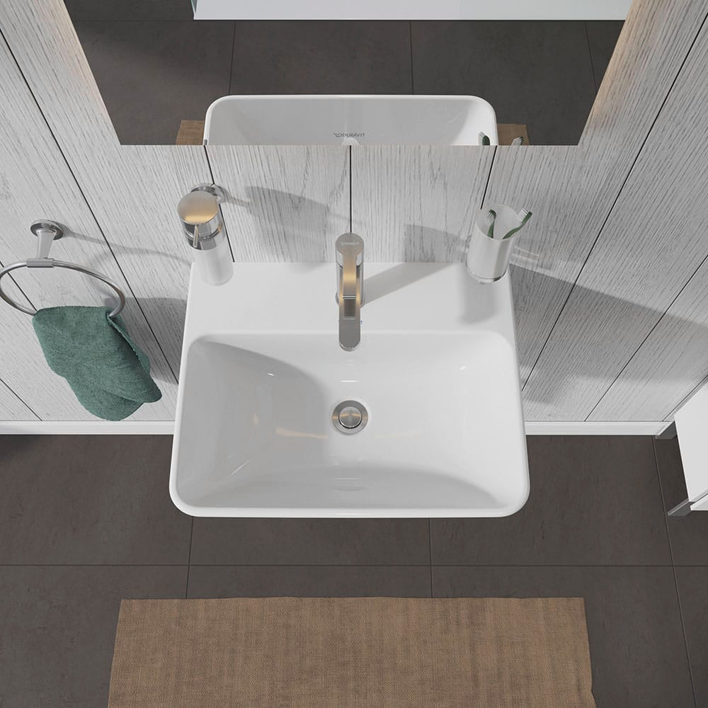 Duravit Lavoar baie Lavoar Duravit 2335550000 | 550mm, Dreptunghiular, Montare Perete, Alb