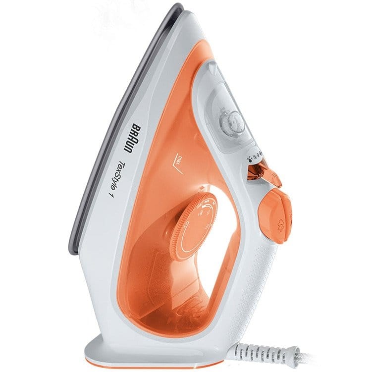 Braun Fier de calcat Fier de calcat Braun TexStyle 1 SI1009OR | 1900W, Abur 25g/min, Jet 120g/min, Talpa Ceramica