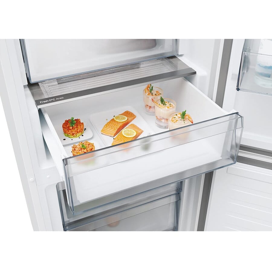 Candy Combina frigorifica Combina frigorifica Candy ECN4CQTEW186 | 355L, No Frost, 185cm, Clasa E, Wi-Fi, 59.5x66.7x185cm