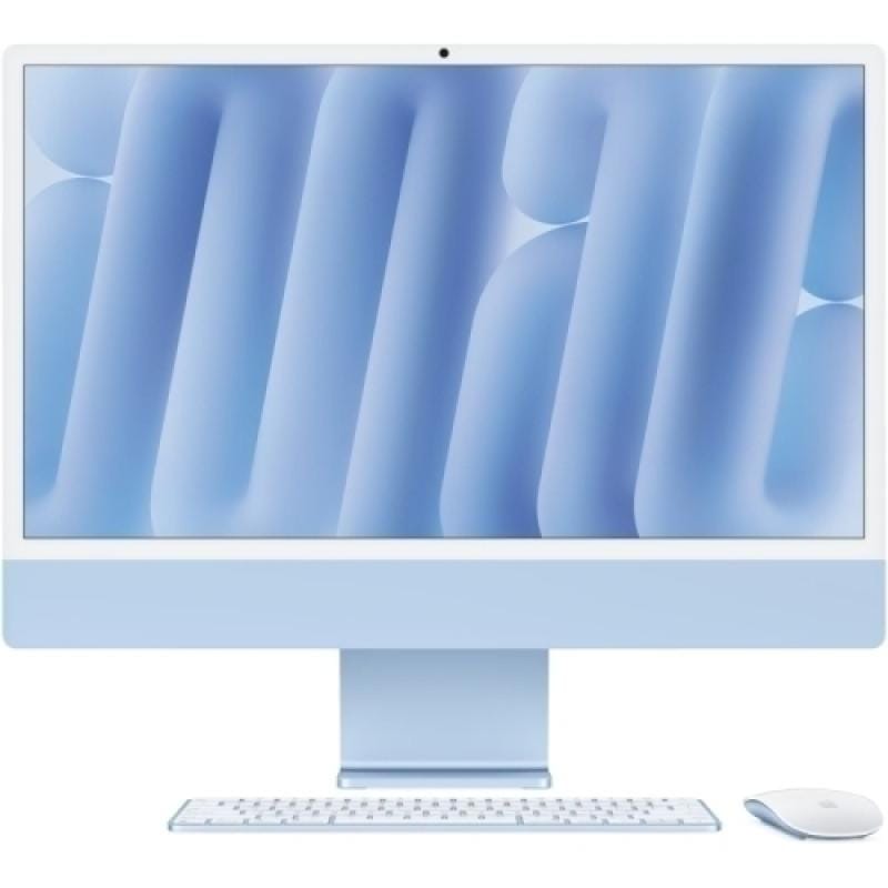 APPLE Apple iMAC 24" Retina 4.5k/ Apple M4 (CPU 10-core, GPU 10-core, Neural Engine16-core)/32GB/512GB - Blue - INT KB (2024) (Cto from MWV33RO/A)
