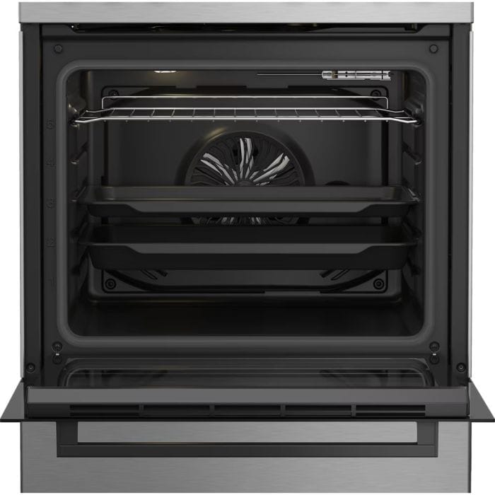 Beko Aragaz Aragaz Beko FBSE62120XD | 4 Arzatoare, Cuptor Electric, 6 Functii, Clasa A, 60x60x85cm