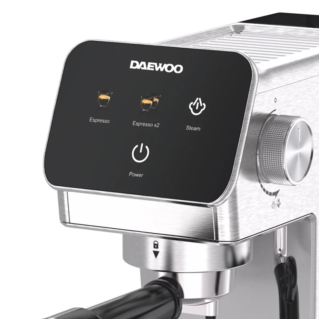 Daewoo Espressor manual Espressor Manual Daewoo DCME1350 | 1350W, Pompa ULKA 20 Bari, PID, Pre-Infuzare