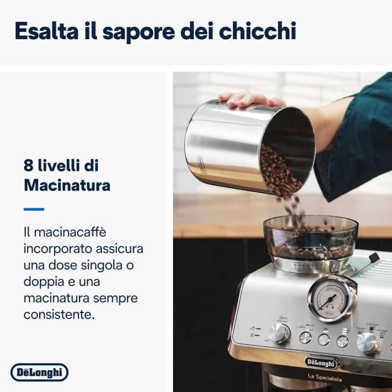 DELONGHI DeLonghi Coffeemachine La Specialista Arte EC9155 MB DelonghiMB Delonghi MB metal black (EC9155.MB)