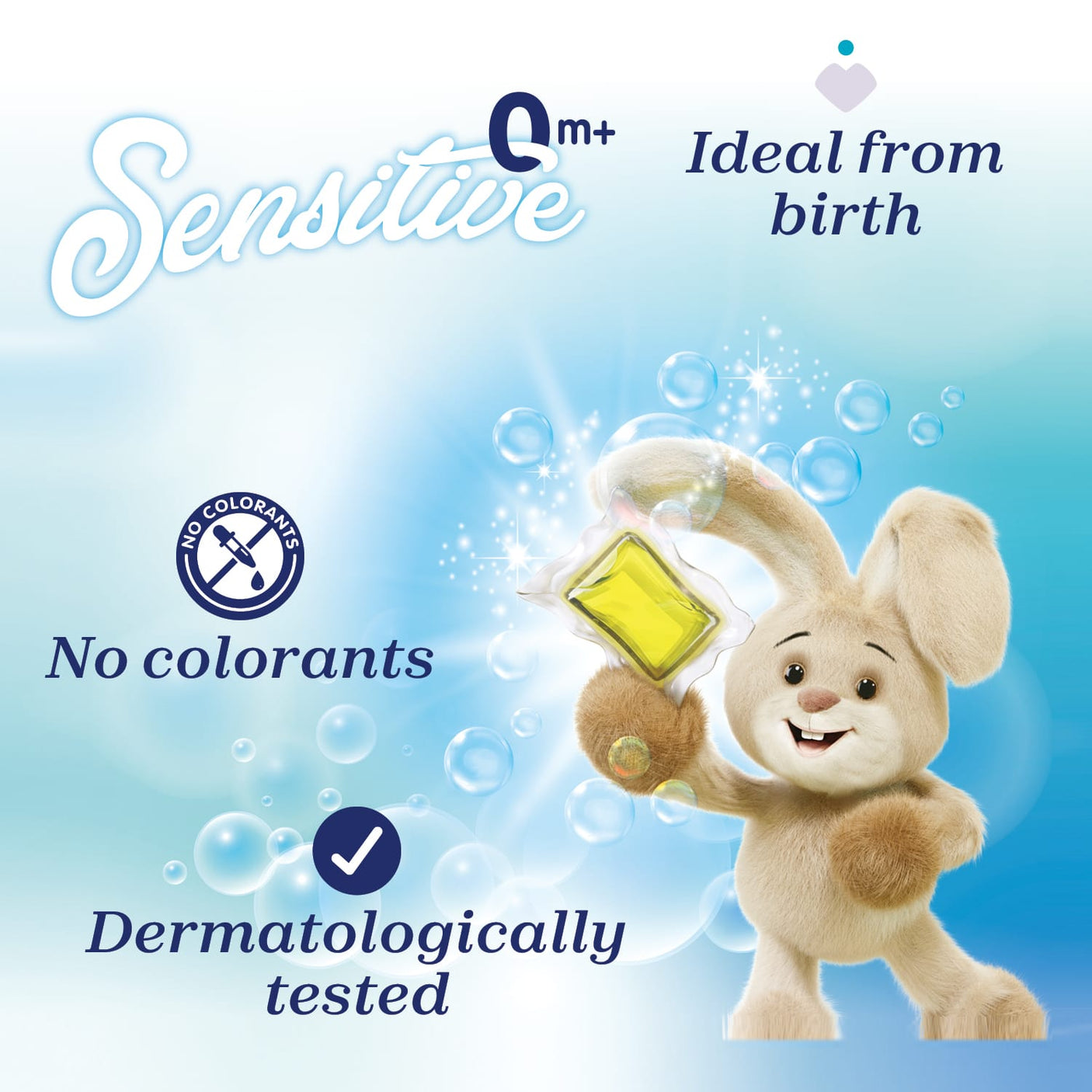 Chicco Îngrijire bebe Detergent Hipoalergenic Chicco Sensitive 12097-7 | 20 Capsule, 0 Luni+