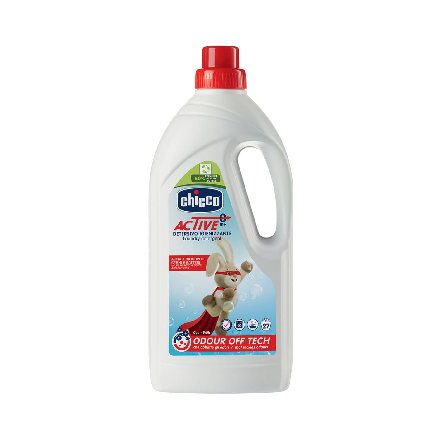 Chicco Îngrijire bebe Detergent Igienizant Chicco Pentru Rufe 10817-7 | 1.5 Litri, 0 Luni+