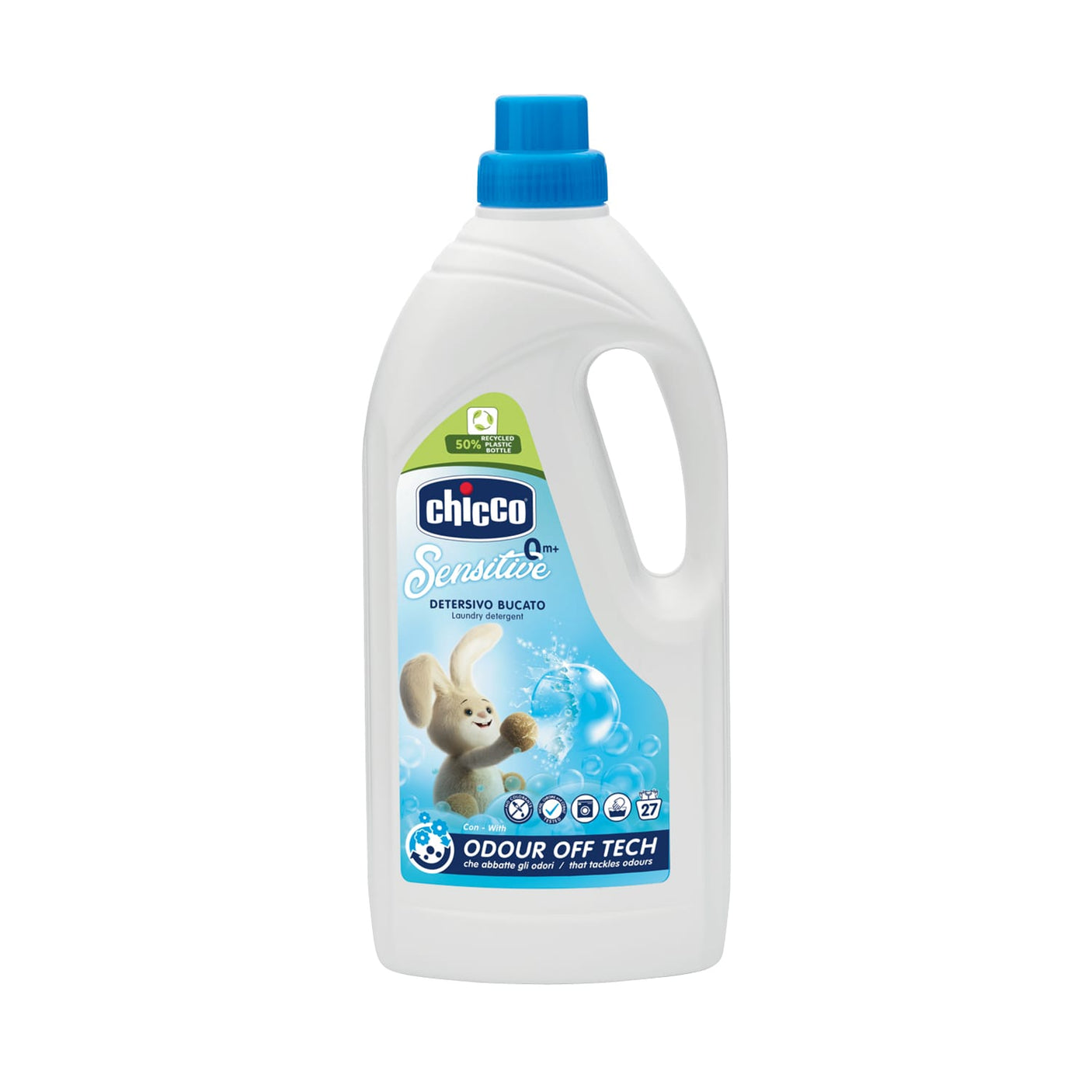 Chicco Îngrijire bebe Detergent Lichid Hipoalergenic Chicco 0753220-7 | 1.5L, 0 Luni+