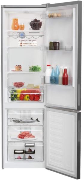 ARCTIC Combina frigorifica Combina frigorifica Arctic AK60406M40S | 386L, 202cm, Clasa E, Garden Fresh, Silver, 59.5x67x202.5cm