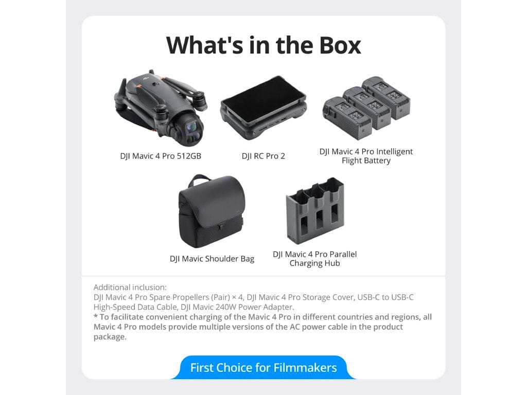 DJI Drona Dronă DJI CP.MA.00000847.02 | 512GB