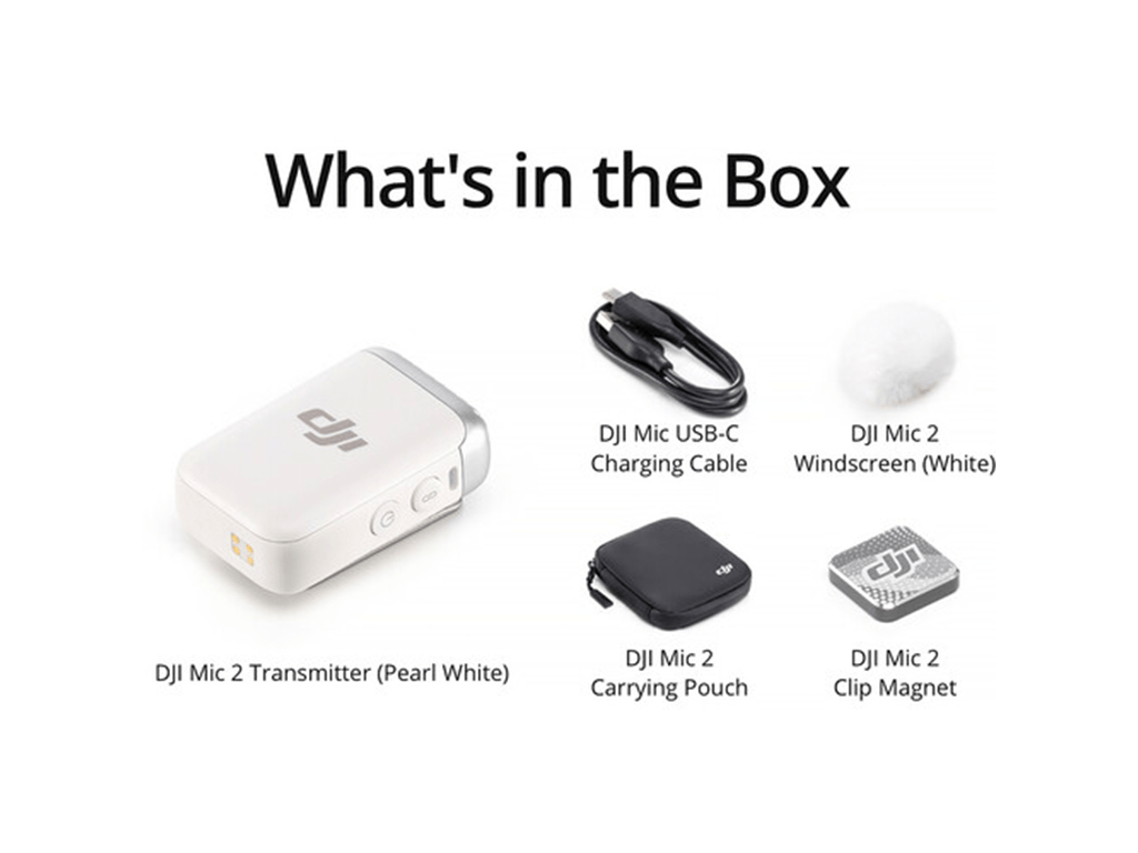 DJI Microfon profesional Microfon DJI CP.RN.00000329.01 | Alb, Wireless