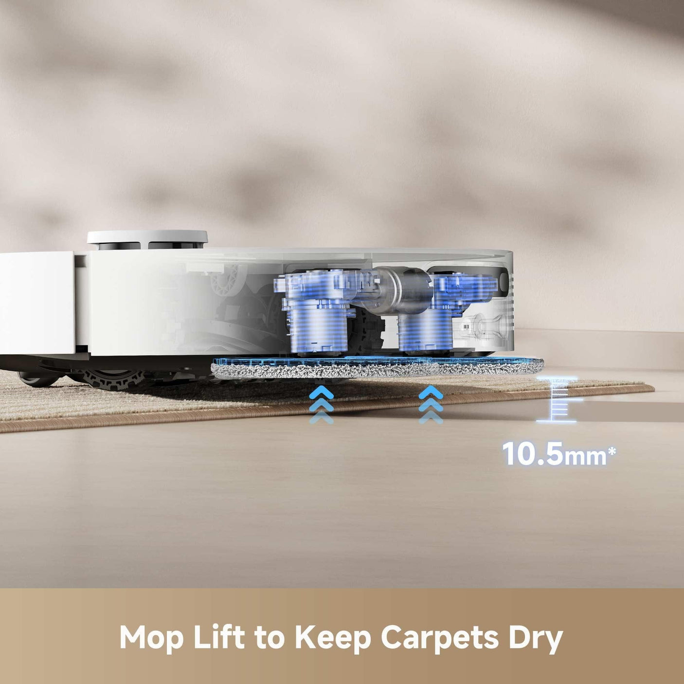 Dreame Aspirator robot Aspirator Dreame RLD31SE | 0.32L, Alb, Smart