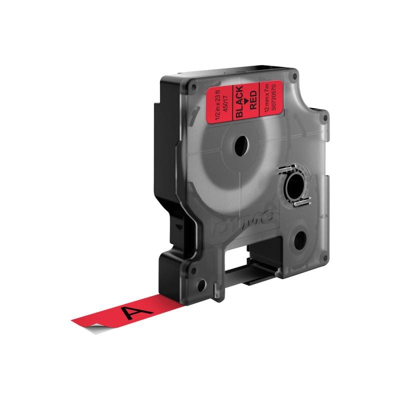 Dymo Bandă de etichetare Bandă de etichetare originală DYMO 45017 (S0720570), roșu cu text negru