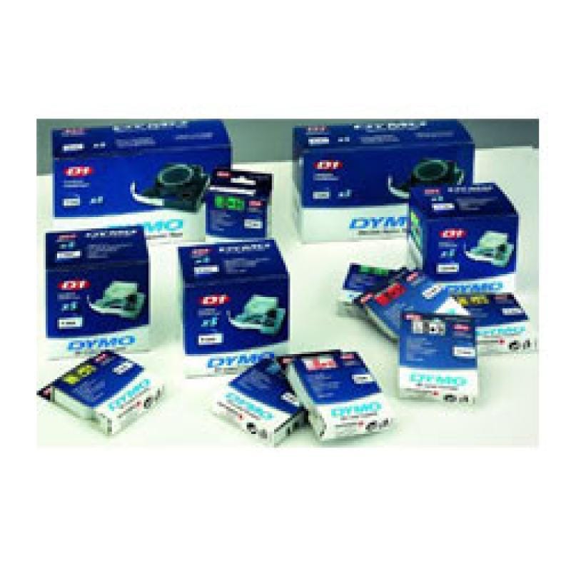 Dymo Bandă de etichetare Bandă de etichetare DYMO 53718 (S0720980), galben/negru, contrast ridicat pentru etichete clare