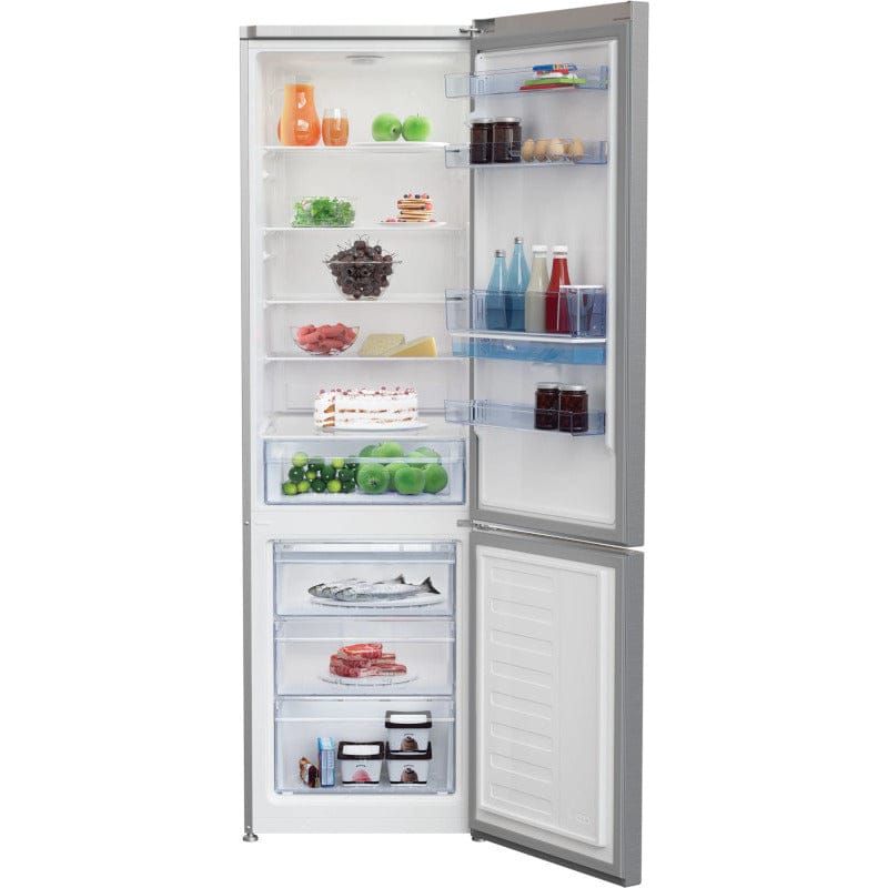 Beko Combina frigorifica Combina frigorifica Beko RCSA406K40DXBN | 362L, Dozator apa, No Frost, E, Metal Look, 59.5x67x202.5cm