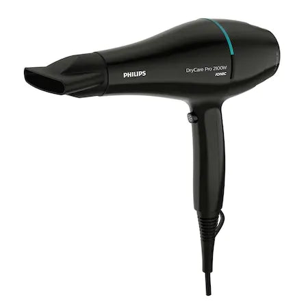 Philips Uscator de par Philips DryCare , 2100 W, Ionizare, 6 Setari temperatura si viteza, ThermoBalance, Negru