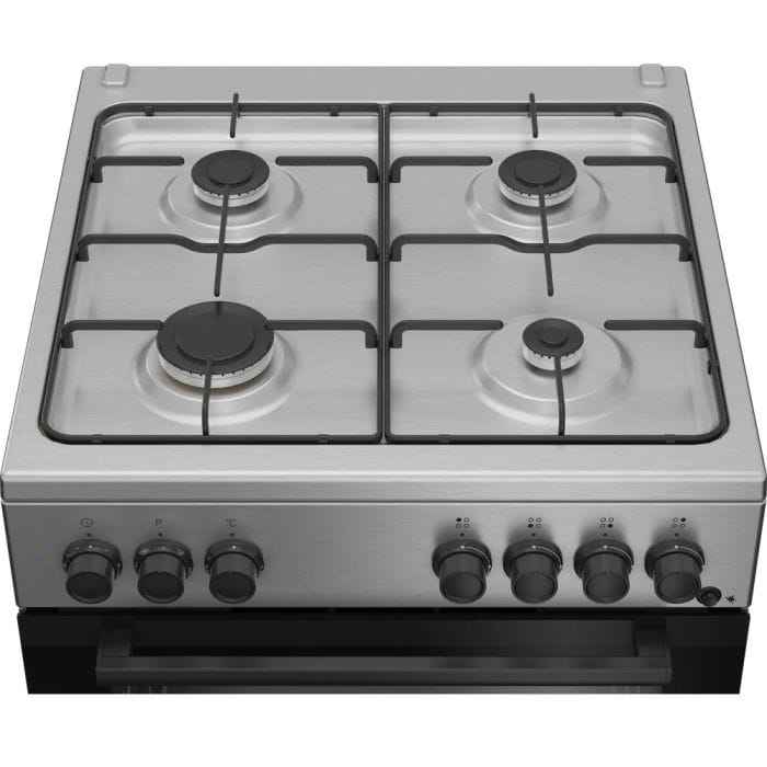 Beko Aragaz Aragaz Beko FBSE62120XD | 4 Arzatoare, Cuptor Electric, 6 Functii, Clasa A, 60x60x85cm