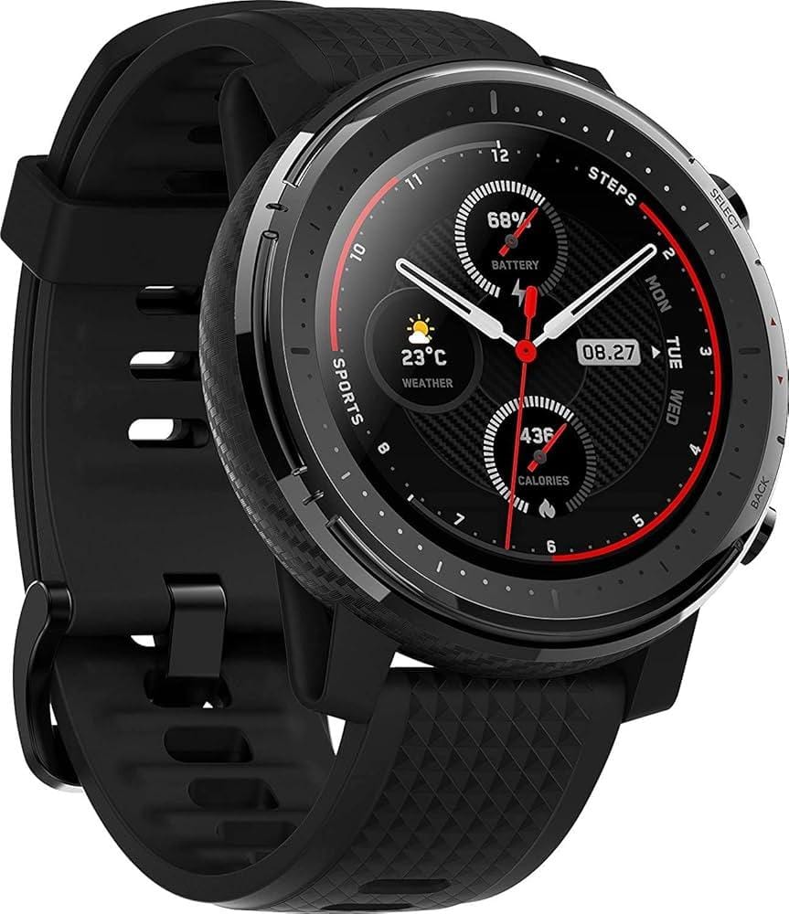 PC-Doc.ro Smartwatch Smartwatch Amazfit Stratos 3 PHT14256 | GPS, 1.34", 80+ Sport, 5ATM, Black