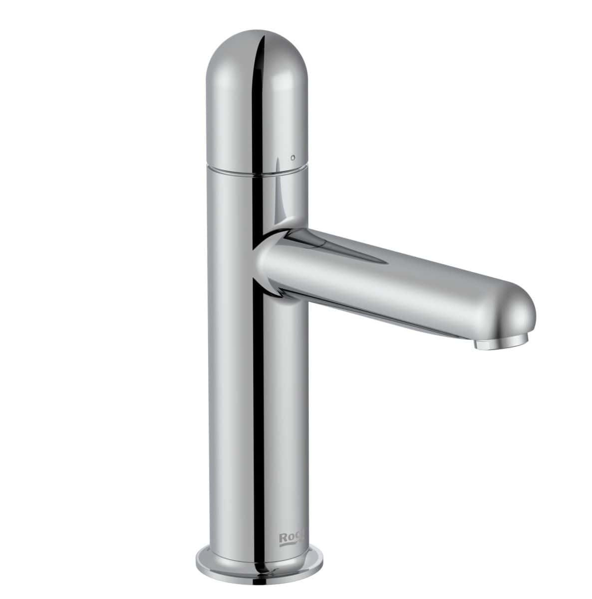 Roca Baterie lavoar Roca, Gama NU, monocomanda, marime S, levier metalic DOME, cartus ceramic, fara set de evacuare, crom