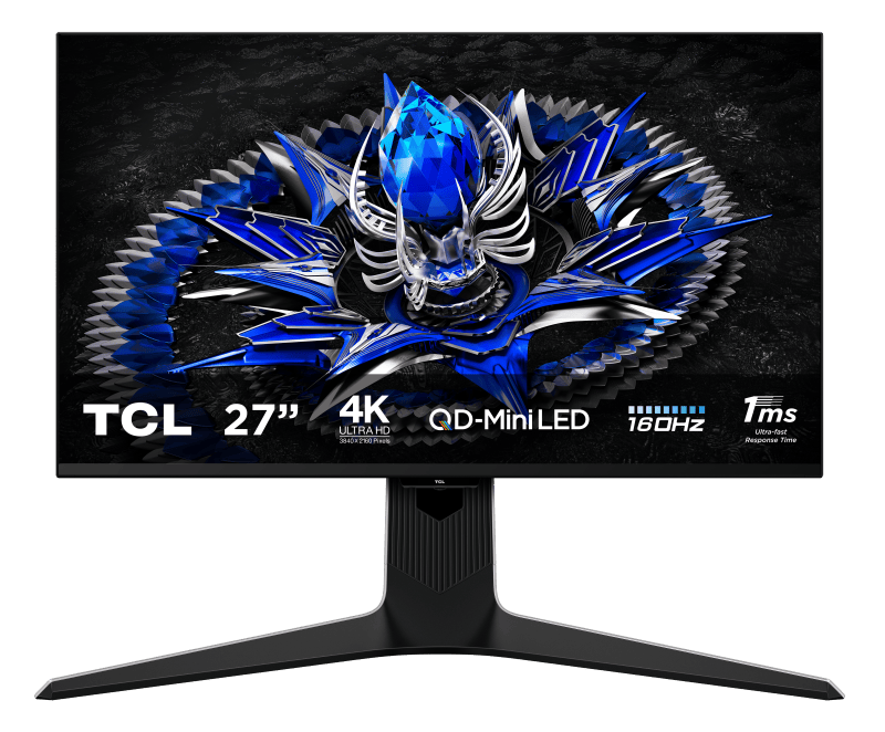 TCL Monitor PC Monitor TCL 27R83U | 27", 4K, 160Hz, QD-Mini LED