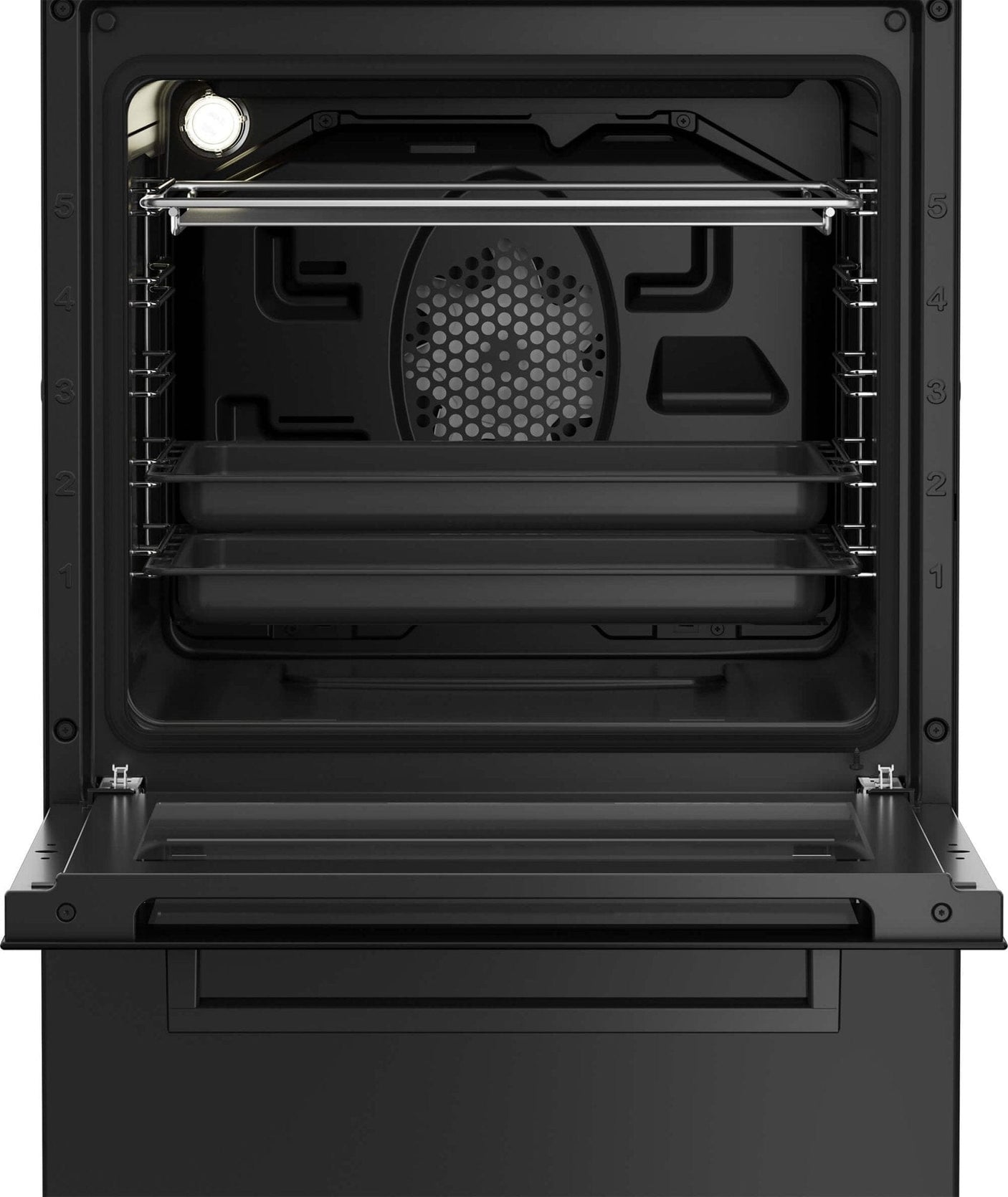 Beko Aragaz Aragaz Beko FSM52330NAO | 4 Arzatoare, Aprindere Electrica, Cuptor Electric, Grill, Display, Antracit, 50x60x85cm