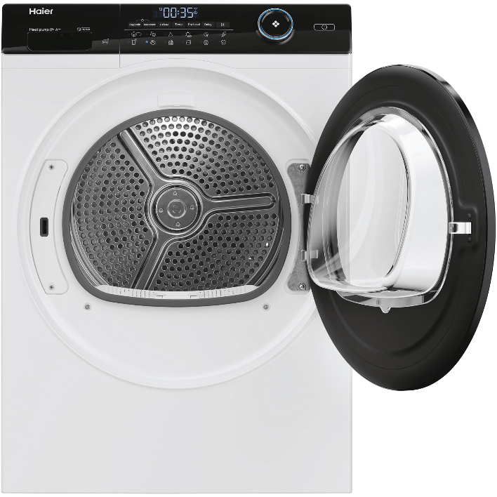 HAIER Uscator de rufe Haier, Pompa de caldura, 8 kg, 15 programe, Clasa A++, iRefresh, Program Hygienic, Alb