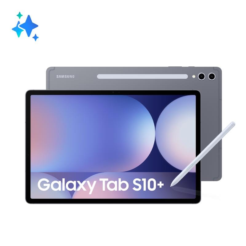 Samsung Tableta Tableta Samsung Galaxy Tab S10+ SM-X820NZAR | 12.4", 12GB RAM, 256GB, Wi-Fi, Moonstone Gray