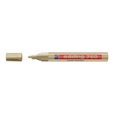 Edding Marker Marker cu vopsea Edding 750, auriu (Gold), opac, pentru metal/sticlă/plastic/lemn, cod 4-750053 (4750053)