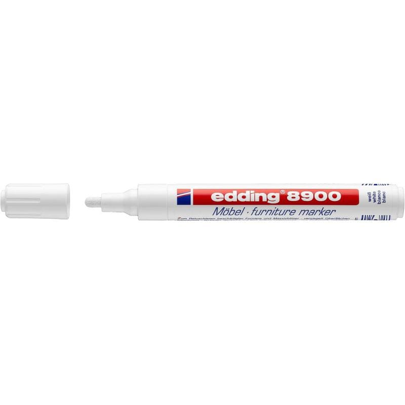 Edding Marker Marker industrial cu vopsea Edding 8750, alb, pentru marcaje durabile, cod 4-8750049 / 48750049