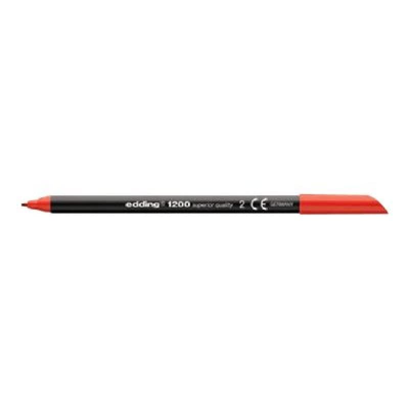 Edding Marker Marker fineliner Edding 1200, negru intens (Schwarz), pentru scriere și desen de precizie, cod 4-1200001