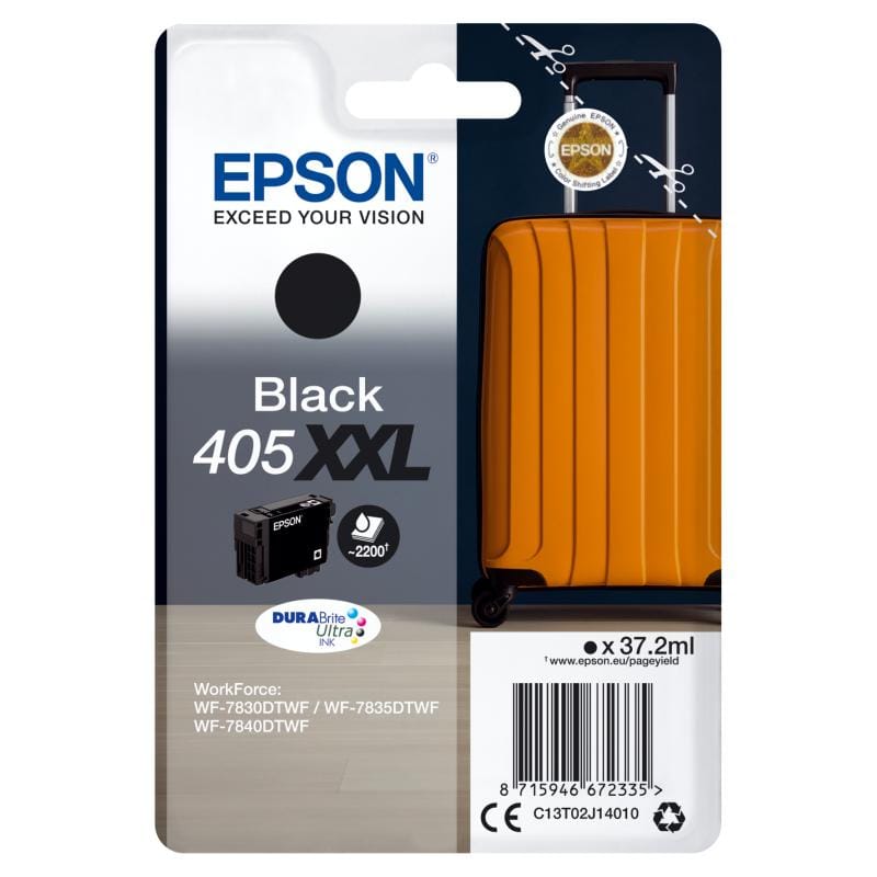 EPSON Epson Ink 405XXL Black Schwarz (C13T02J14010)