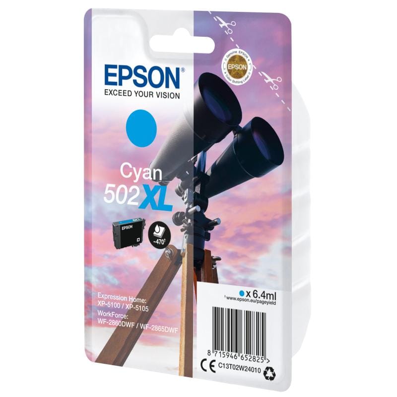 EPSON Consumabile imprimanta Cerneală Originală Epson 502XL Negru C13T02W24010 pentru imprimante EcoTank, randament mare