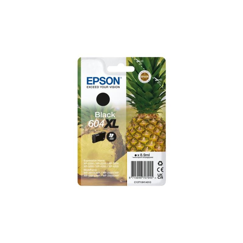 EPSON Epson Ink 604 XL Black Schwarz (C13T10H14010)