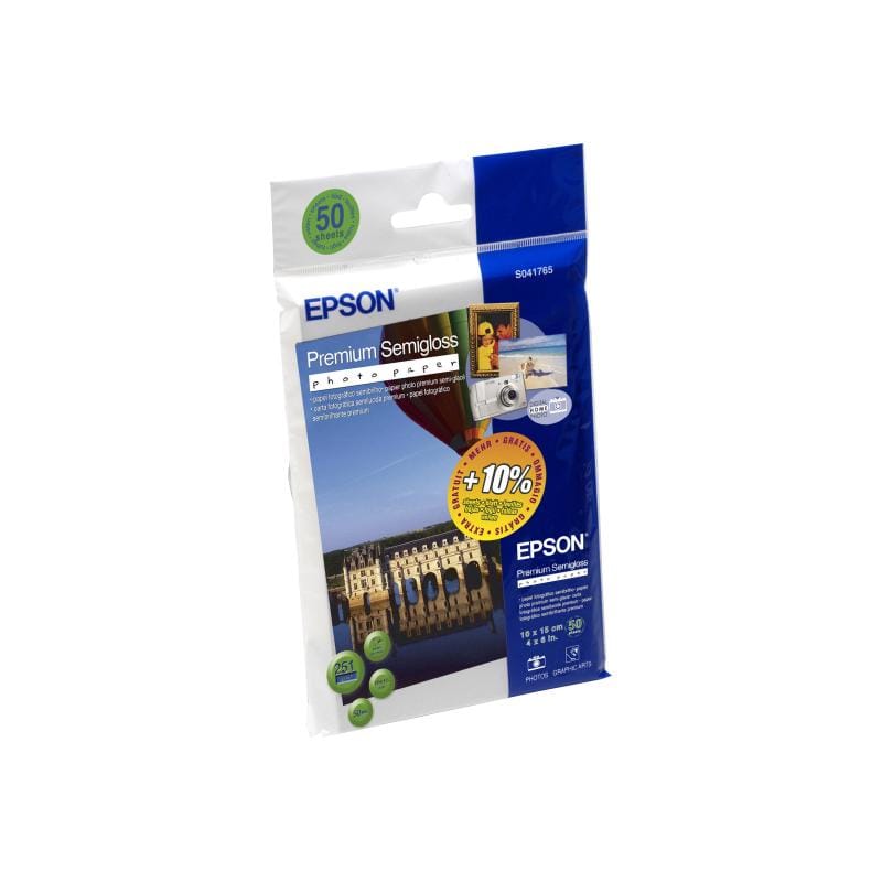 EPSON Consumabile imprimanta Hârtie Foto Epson Premium Semigloss, finisaj semilucios, pentru imprimare foto profesională, C13S041765