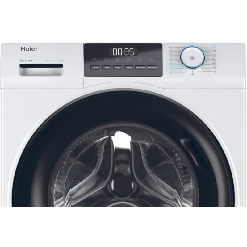 Haier Masina de spalat rufe Masina de spalat rufe Haier HW80-BP14929A-S | 8kg, 1400RPM, Inverter, Clasa A, Alb, 59.5x47.7x85cm