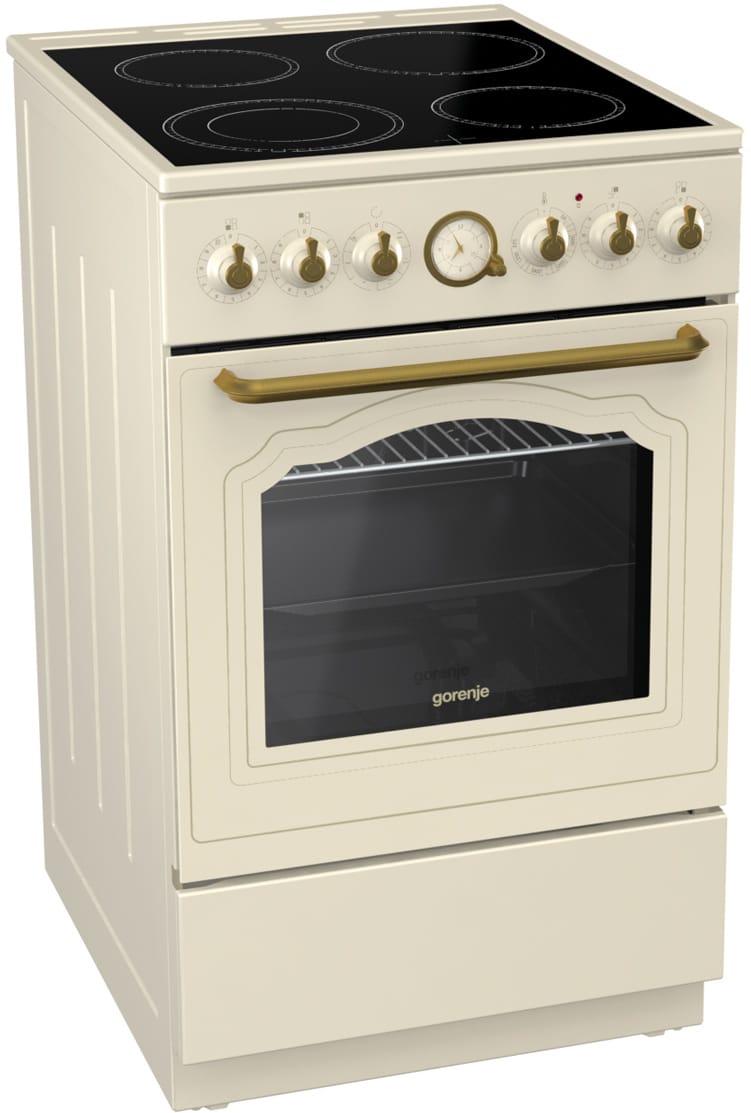Gorenje Aragaz Aragaz Gorenje EC51CLI | 4 Arzatoare, Electric, Beige, 50x59.4x85cm
