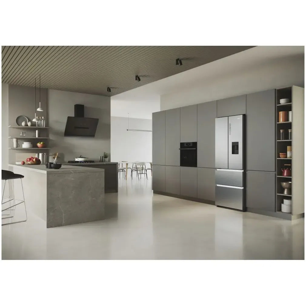 Haier Combina frigorifica Combina frigorifica Haier HFR5719EWMG | 444L, No Frost, Dozator apa, Clasa E, 190cm, 70x67.5x190cm