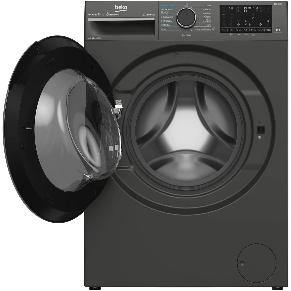Beko Masina de spalat rufe Masina de spalat rufe cu uscator Beko B5DFT510442M | 10/6 kg, Clasa A / D, 1400rpm, Display