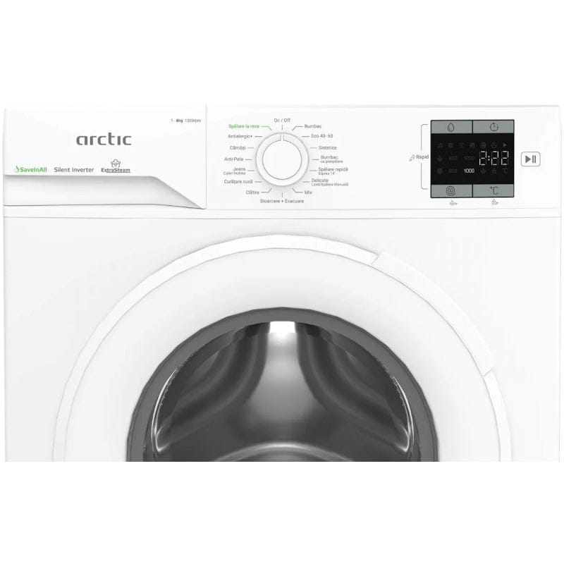 ARCTIC Masina de spalat rufe Masina de spalat rufe Arctic APLM1WFSU18210W | 8kg, 1200rpm, A, ExtraSteam