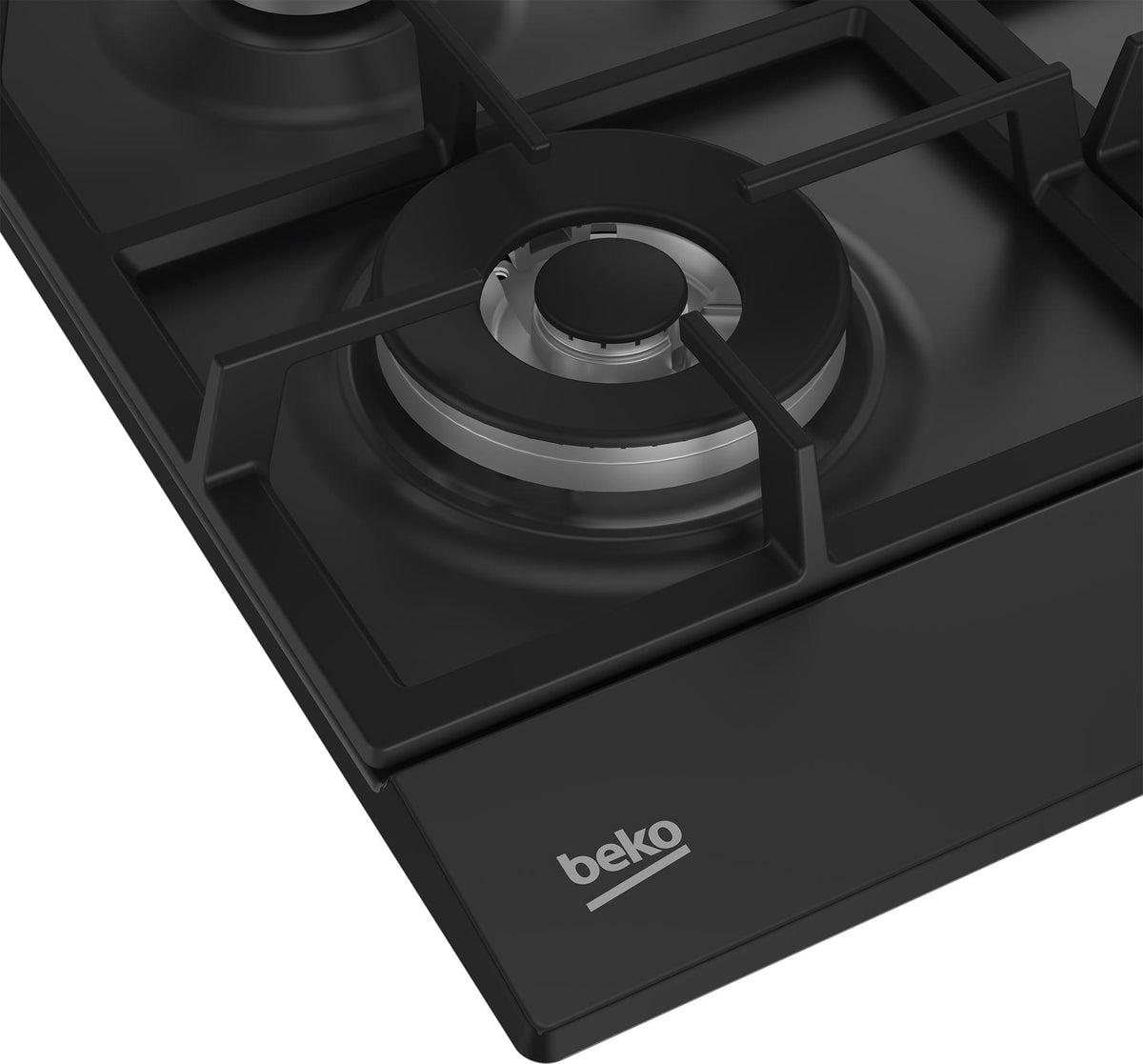 Beko Plita incorporabila Plita incorporabila Beko HIAW64225SB | Gaz, 4 arzatoare, Wok, Gratar fonta, Negru