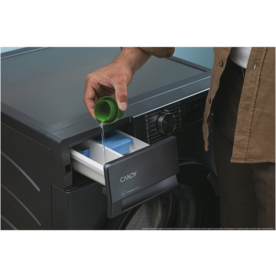 Candy Masina de spalat rufe Masina de spalat rufe Candy BR 410B8G-S | 10kg, 1400rpm, Clasa A, WiFi, 59.5x60.1x85cm