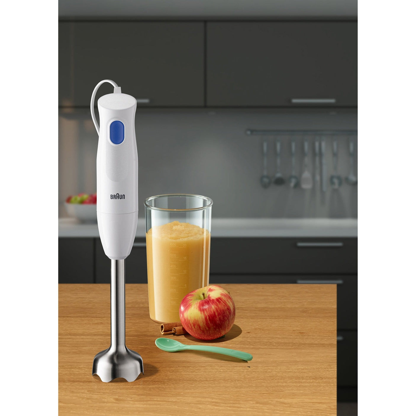 Braun Mixer Mixer Braun MQ10.001M | 450W, 1 Viteza, Pahar 600ml, Alb