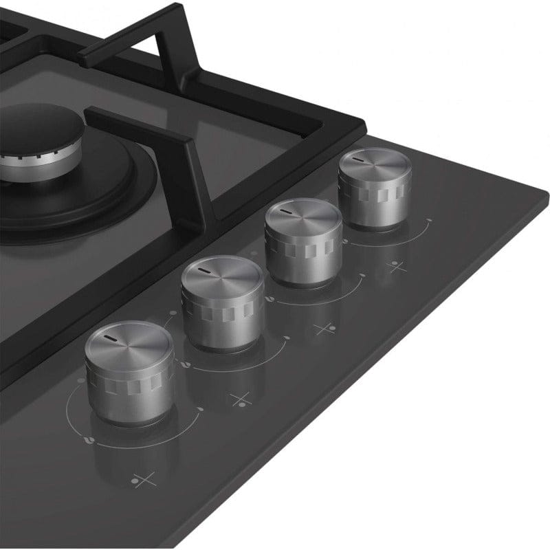 Beko Plita pe gaz Plita pe Gaz Beko HILW64225SZG | 60cm, 4 Arzatoare, Wok, Sticla Gri