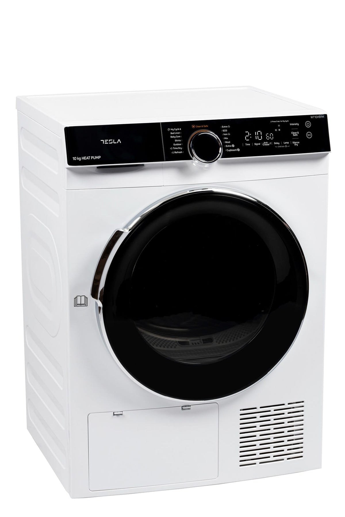 Tesla WG Uscator de rufe Uscator rufe Tesla WT10H91M | 10kg, pompa caldura, Clasa C, Inverter, 59.5x64x88.5cm