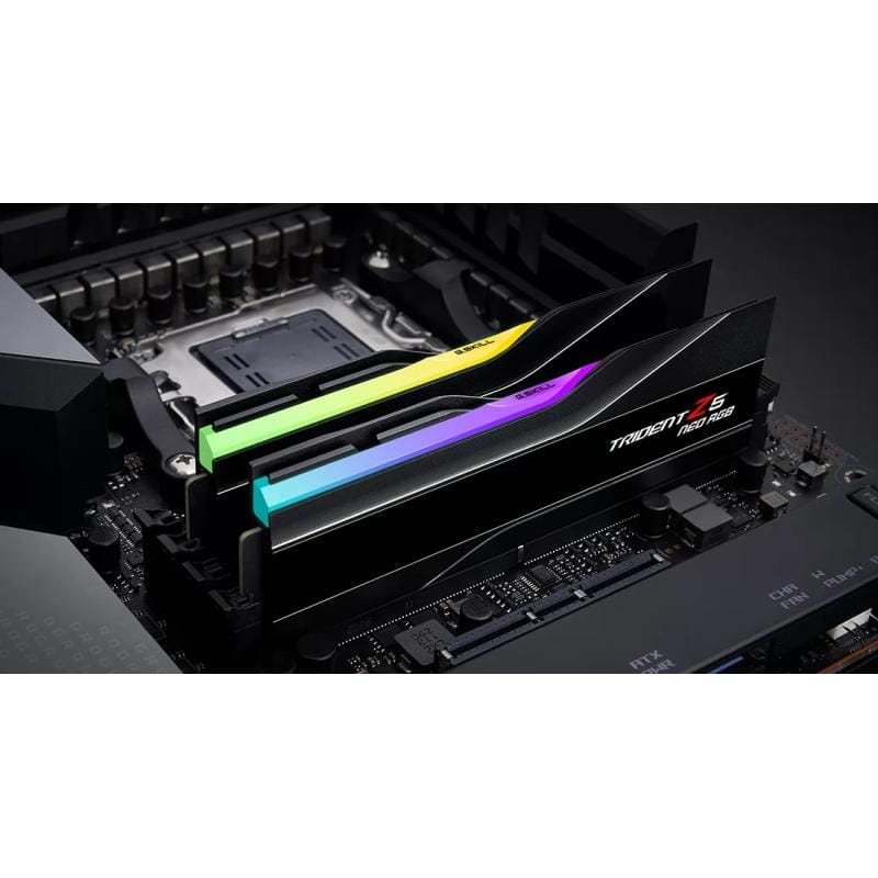 G.SKILL Kit memorie RAM G.SKILL Trident Z5 Neo RGB DDR5 32GB (2x16GB) 6000MHz CL32, F5-6000J3238F16GX2-TZ5NR