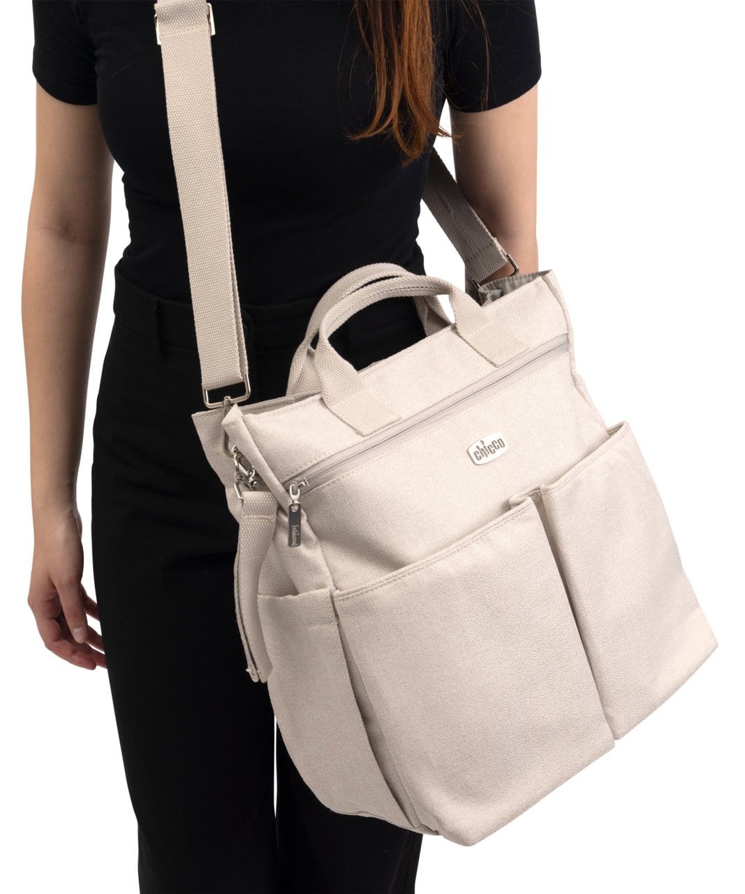 Chicco Puericultură Geanta Multifunctionala Carucior Chicco Bellagio 8712745-8 | Black Satin, 0 Luni+