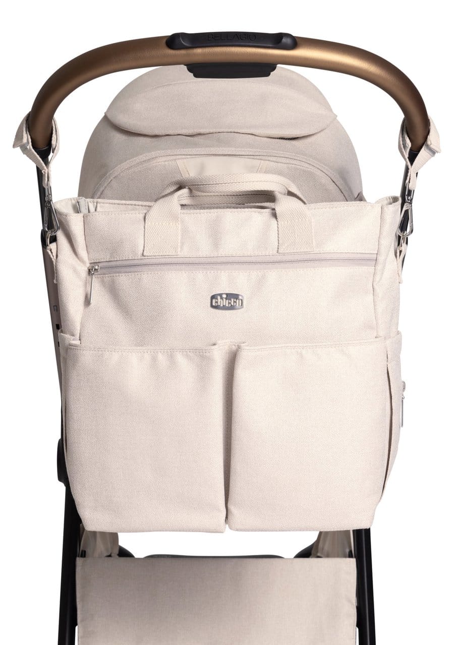 Chicco Puericultură Geanta Multifunctionala Carucior Chicco Bellagio 8712745-8 | Black Satin, 0 Luni+