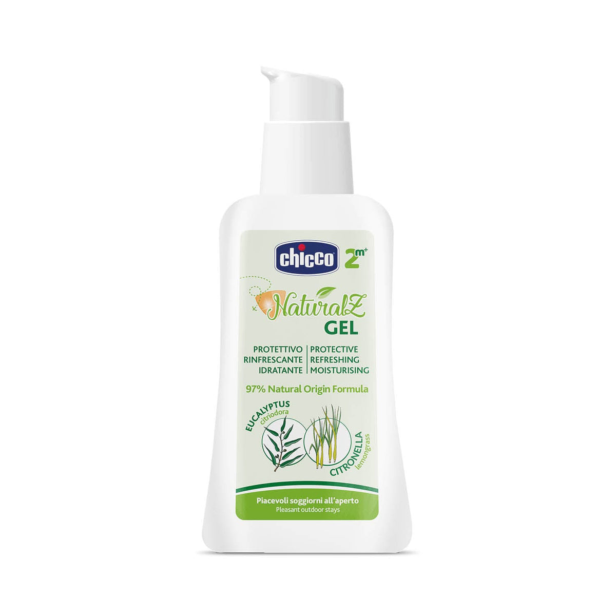 Chicco Puericultură Gel Protectie Naturala Chicco Naturalz 11598-9 | 60ml, 2 Luni+