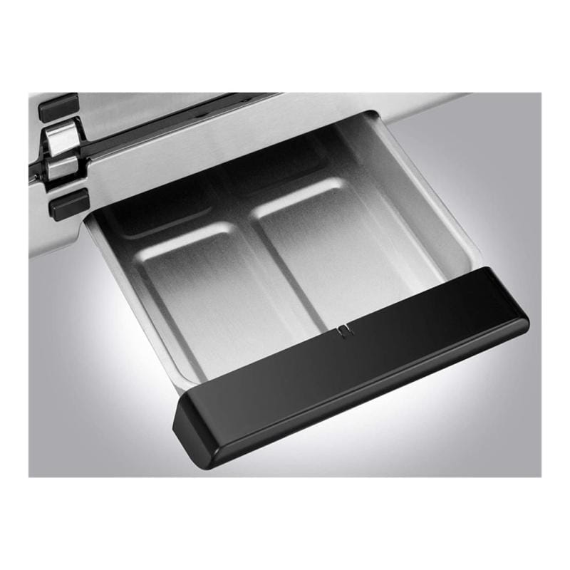 George Foreman Grătar de contact George Foreman Smokeless 28000-56, gătire rapidă cu fum redus, plăci antiaderente, negru